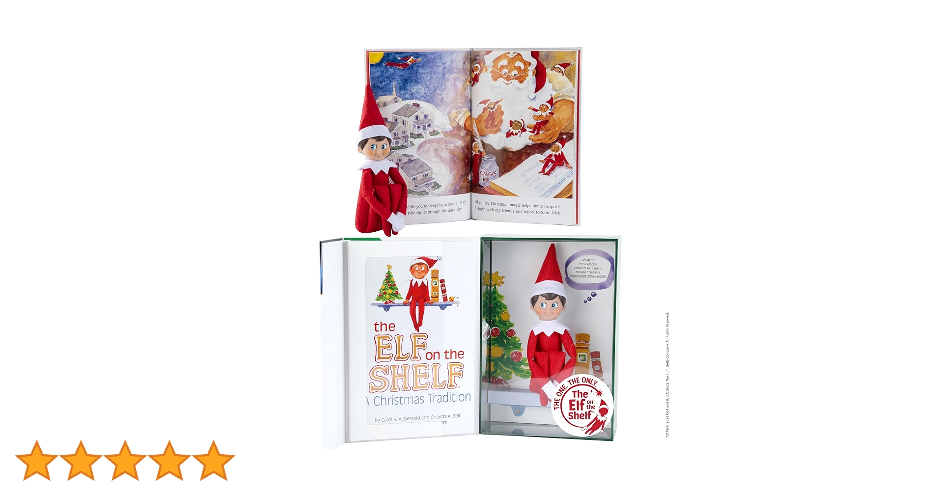 the elf on the shelf  棚の上のエルフ 男の子(B) the elf on the shelf 棚の上のエルフ 男の子(B) Amazon.com